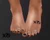 ~XO Feet w/Rings