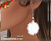 ℳ▸Xmas White Earring