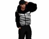 WHITE N BLK TIGER JACKET