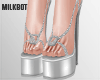 Kylie Silver Sandals