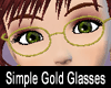 Simple Gold Glasses
