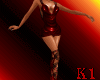 K*sexy full outfit red