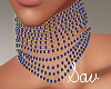 Blue Diamond Choker