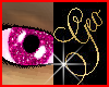 Geo Hot Pink Glitter Eye