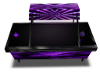 purple air hockey table