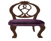 "VL"Antique Chair purple