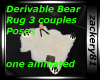 Derivable rug with poses