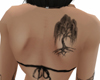 (K08) Willow Back Tattoo