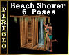 Beach Shower 6 Poses