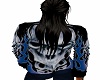jacket skull blue