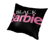 Black Barbie Pillow