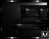 *M* Black Leather Couch