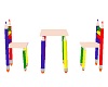 Kids Pencil Table/Chairs