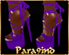 P9)"RON" Purple Heels