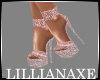 [la] Pink bunny heels