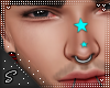 !!S Nose Stars Teal