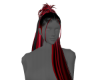 Selena Black-Red Ombre