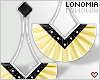 Lemon Fan Earrings