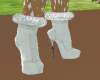 Cute white boots