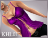 K purple lace top