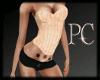(PC) peach corset outfit
