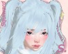 s. wynne baby blue bangs