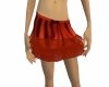 (CS)hot red black skirt
