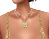 GOLD 'W' CHAIN NECKLACE