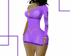 Cropped Dress Purple