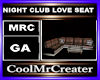 NIGHT CLUB LOVE SEAT