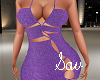 Purple Spandex Dress