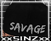 X GRAY SAVAGE SNAPBACK X