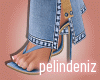 [P] Mabel denim heels