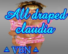 All draped claudia Pk