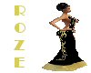 *R*Blk/Gld Evening Gown