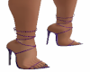 Purple Glitz Heels