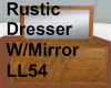 Rustic Dresser W/Mirror