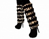 Black leapard boots