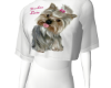 Yorkie Love Cropped T