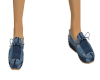 Ken Denim Block Loafers