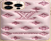Pink LV Phone Case