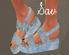 Sandals-Sky Blue