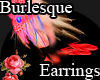 *L* burlesque earrings