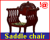 !@ Saddle chair