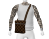 Tatted Shirt LV Bag