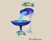 blue rose fountain