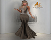 Elegant Gown Brown