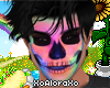 (A) Neon Skull Head