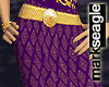 ThaiDusit Skirt* Purple