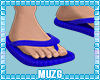 M| Blue Sandals